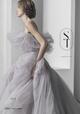 「ST」新作ウェディングドレス　STB0005_Gray×purple