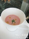 桃とヨーグルトのスープ【ドリーマーズ・ラウンジ 東京ディズニーランドホテル・サマーダイニング アフタヌーンティーセット】