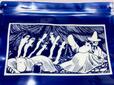 まるで絵画のような、神秘的なワンシーンがプリントされています。ムーミンの世界観がしっかりと表現されているデザインが◎