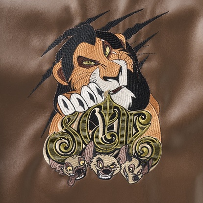 ベルメゾン スカー ライダース ジャケット ライオンキング