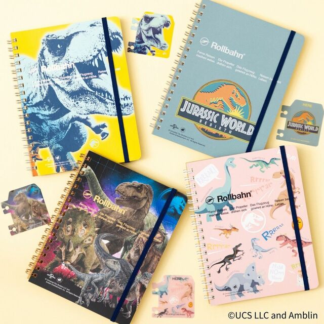 ロルバーン　ポケット付きメモL　全4種類　各1,210円／ロルバーン ブックマーク　全4種類　各495円