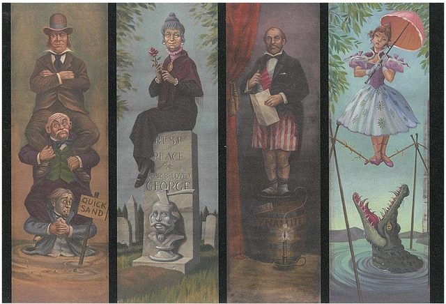 ホーンテッド・マンションの伸びる肖像画