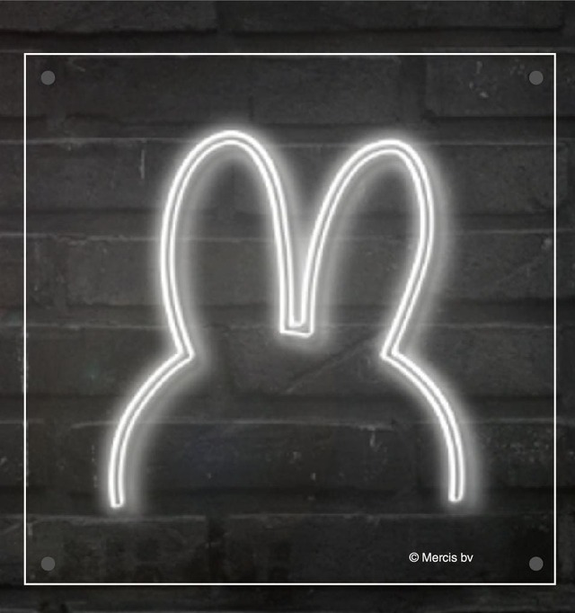 【KOBE PORT TOWER × Dick Bruna TABLE in KOBE Waterfront】神戸ポートタワーではミッフィーの耳のミラーを、LEDネオンで制作し展示予定　※画像はイメージです