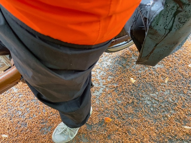 【ワークマン イナレムストレッチレインスーツ】大雨の日に自転車で移動してみました！