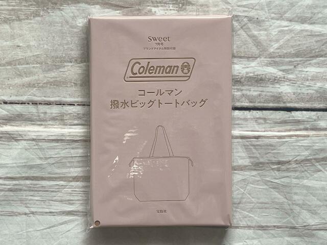 付録は「Coleman（コールマン）水に強い！撥水ビッグトートバッグ」