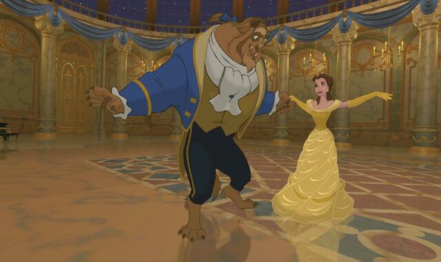 『美女と野獣』の映画シーン
