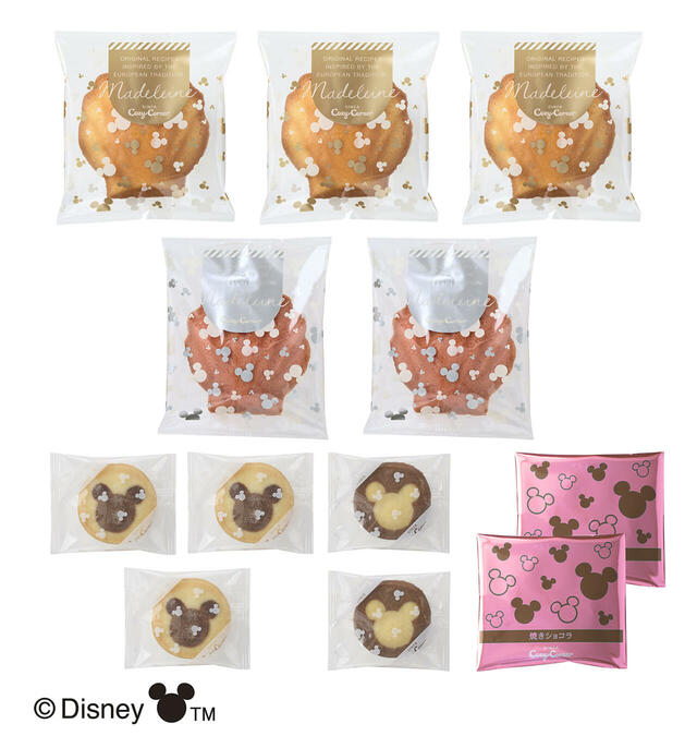 銀座コージーコーナー＜ディズニー＞新春スイーツバッグ（12個入） 1,080円