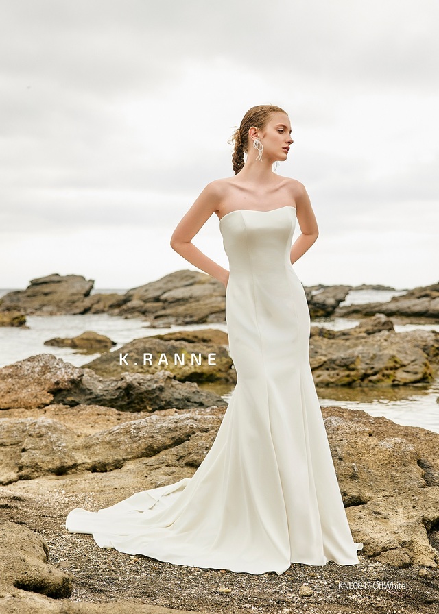 クラウディア|「K.RANNE-クランネ-」新作ウェディングドレス|KNE0047_OffWhite