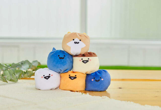 「お文具といっしょ」ころ鈴おてだまコレクション：セット内容：おてだま6個 ※全6種各1個のコンプリートセット：価格 各5,280円（税込 ※送料別）本体サイズ：約W44×D44×H48mm