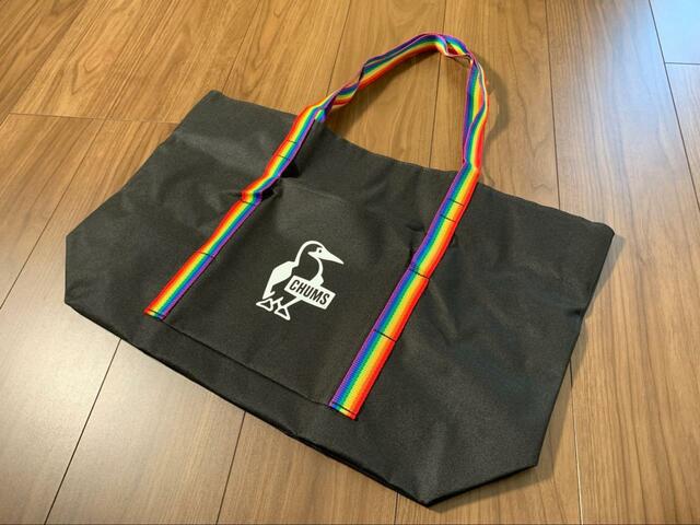 【CHUMS 大容量BIGトートバッグ】サイズは約W43×H35×D14cm