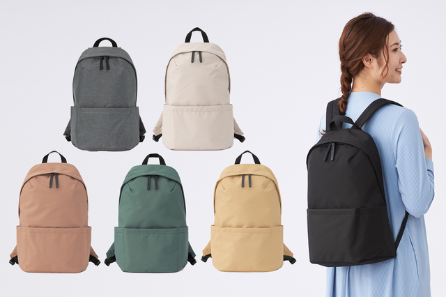 【KEYUCA】N撥水ライトシェルリュック M　2,970円(税込)