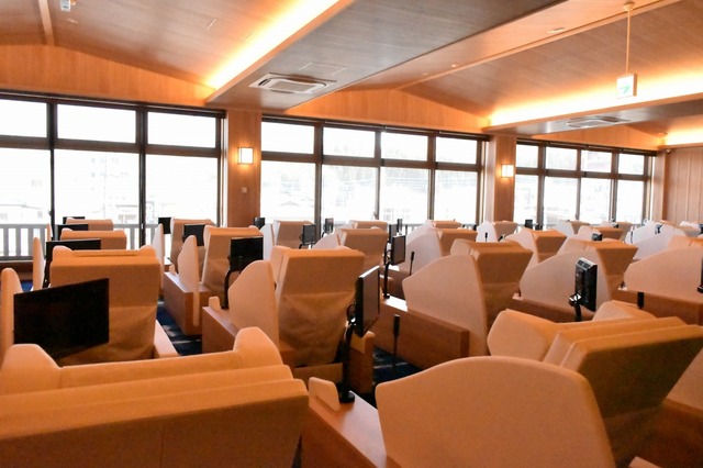 無料で使用できるラウンジ