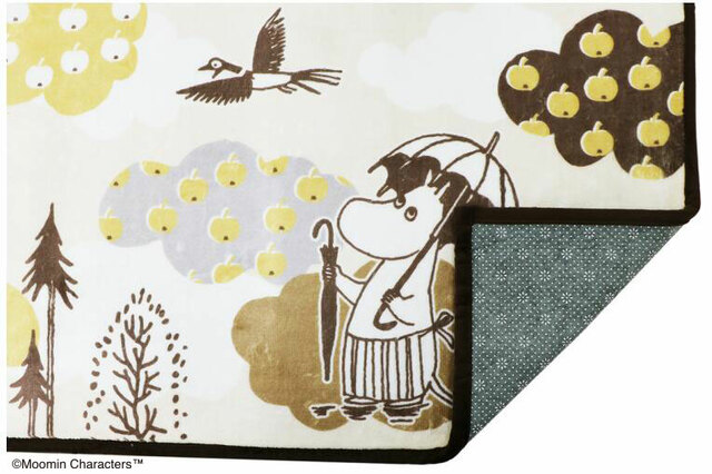 「ムーミン インテリアマット アウリンコ 幅120cm」3,300円（税込）