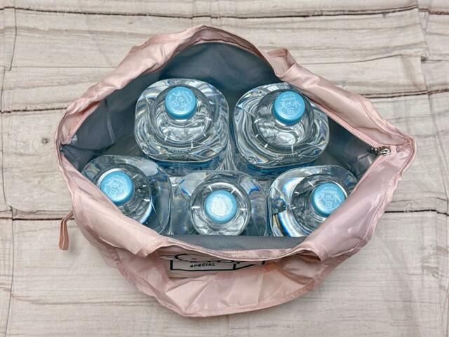 。5本まで入れることはできましたが、その場合はファスナーが閉まらなくなるため注意が必要です