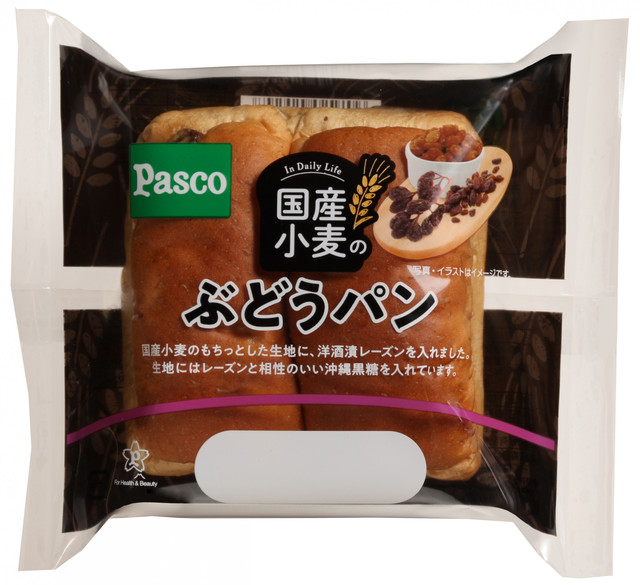 国産小麦のぶどうパン