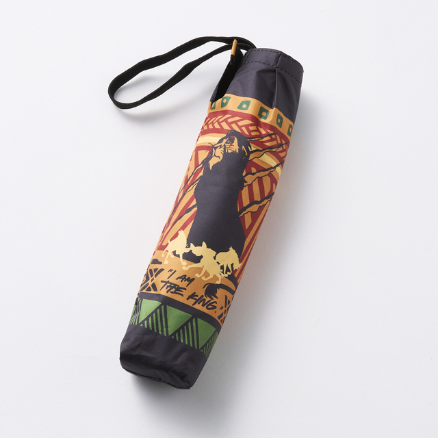 １級遮光折りたたみ晴雨兼用日傘「ライオン・キング／スカー」｜￥5,990（税込）