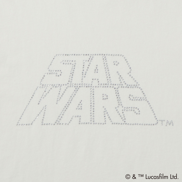 レディスラインストーン半袖Tシャツ 2,838円|イオン「スター・ウォーズ」コレクション
