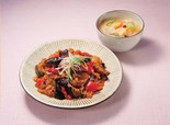 麻婆なすと春雨スープ