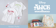 【Green Parks】Disney Collection　Alice/フロントロゴT