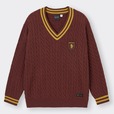 【GU「ハリー・ポッター」スペシャルコレクション】「Vネックセーター Harry Potter」￥2,990