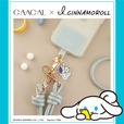 【GAACAL×I.CINNAMOROLL「スマホストラップ（チャーム付き）」】フォンタブ、ストラップ、アクリルチャームの3点セット