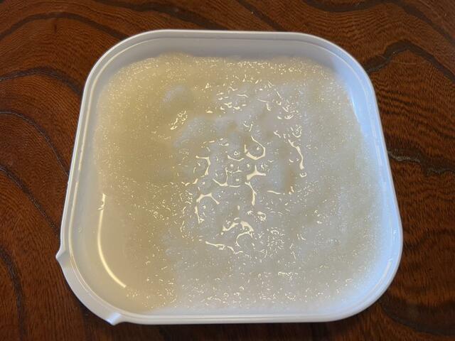 【ニトリ　スライサーザルボウルセット】フタが深いので、一度にたくさん大根おろしが作れます