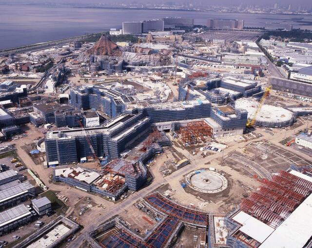 1998年 東京ディズニーシー 建設中