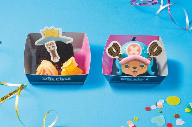 （左から）ブルックのマンゴー＆ココアシュークリーム♬、チョッパーのレモンムース♫