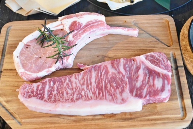 国産黒毛和牛のサーロインステーキ