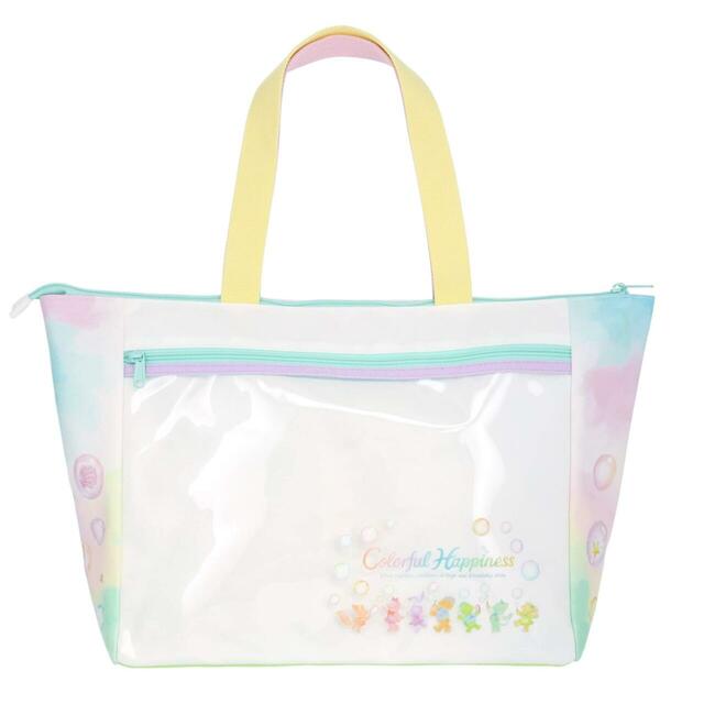 トートバッグ 4,800円｜東京ディズニーシー「ダッフィー＆フレンズ20周年：カラフルハピネス」スペシャルグッズ｜販売開始：2025年4月8日（火）