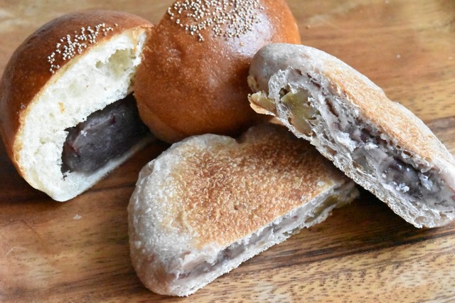 手作りパン工房ラブレのあんぱん２種