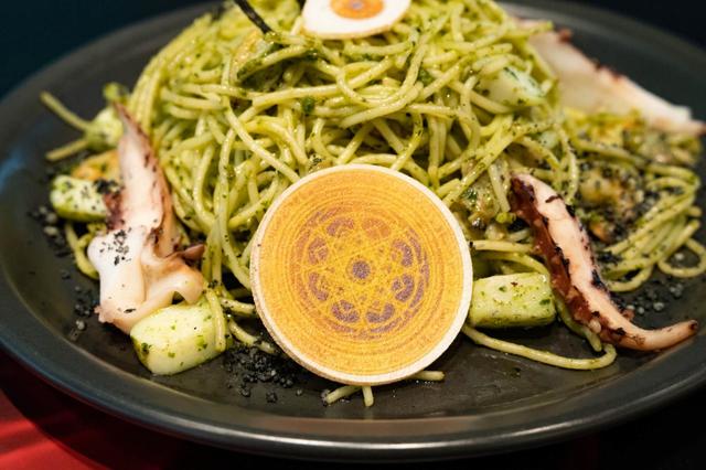 一つ目クリーチャーのシーフードジェノベーゼ 1,500円