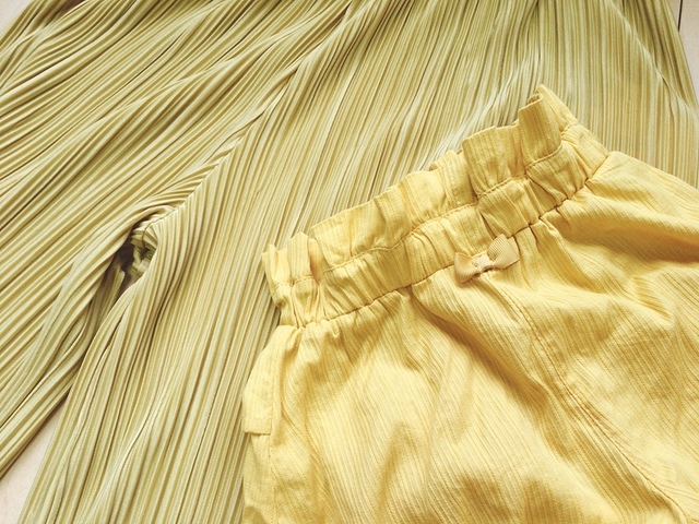 【しまむら ボトムス】夏仕様のサラサラした素材