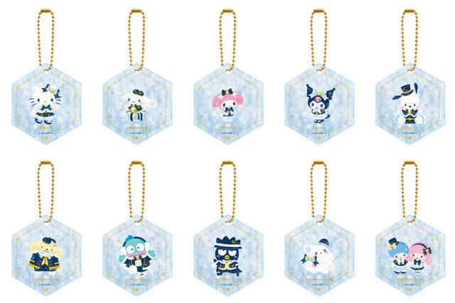 E賞：アクリルチャーム｜Happyくじ「Sanrio characters Holiday Collection」