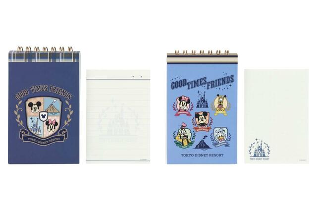 メモセット 900円｜東京ディズニーリゾート「ミッキー＆フレンズ」新グッズ｜販売店舗：東京ディズニーランド「グランドエンポーリアム」、東京ディズニーシー「フィガロズ・クロージアー」｜発売日：2026年4月23日（木）