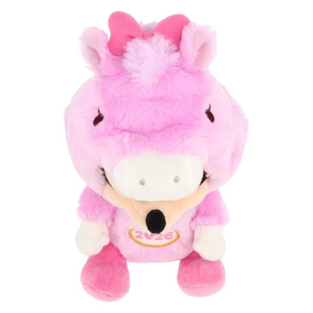 ぬいぐるみ 3,400円|東京ディズニーリゾートお正月グッズ|販売店舗:東京ディズニーランド「グランドエンポーリアム」、東京ディズニーシー「タワー・オブ・テラー・メモラビリア」|発売日:2025年11月17日(月)