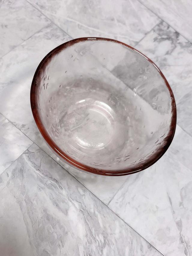 【ナチュラルキッチン】ガラス小鉢桜 エンボス模様／税込110円