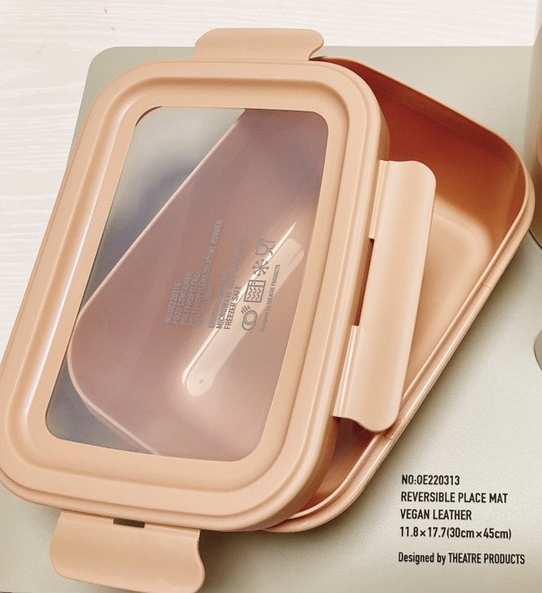 【3C Designed by THEATRE PRODUCTS／フードコンテナ】容器本体は電子レンジでの加熱も可能（フタは不可）