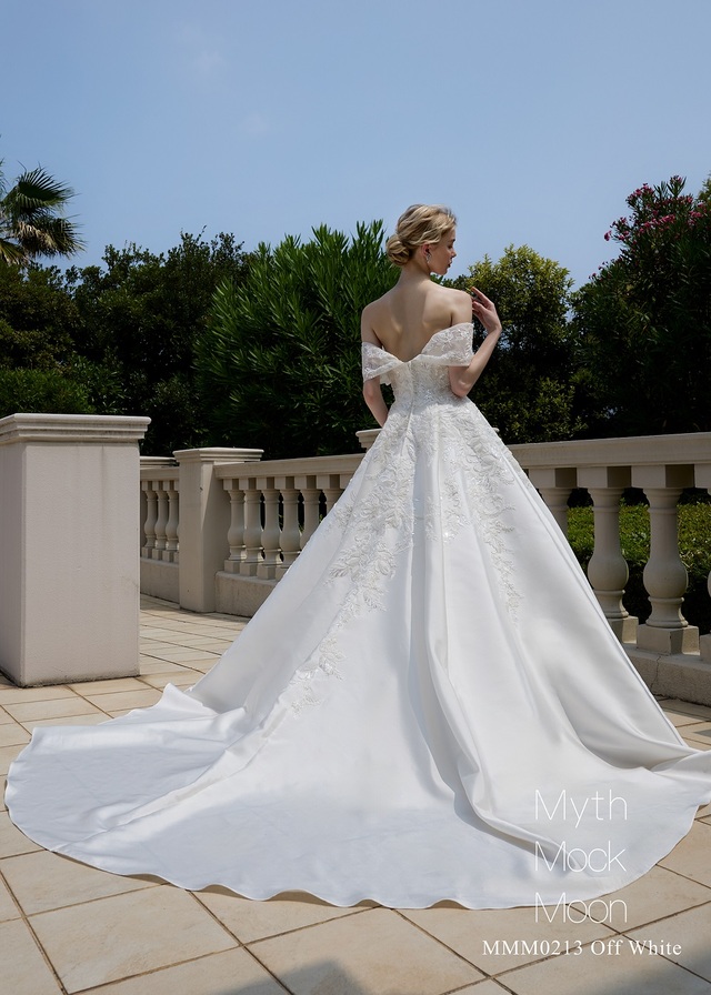クラウディア|Myth Mock Moon(ミスモックムーン)新作ウェディングドレス|MMM0213_OffWhite