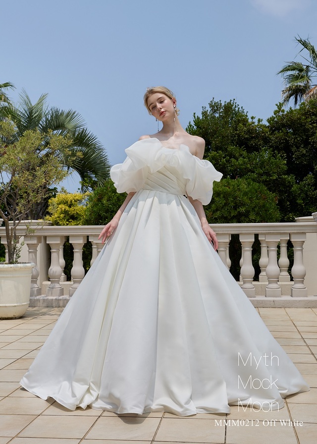 クラウディア|Myth Mock Moon(ミスモックムーン)新作ウェディングドレス|MMM0212_OffWhite