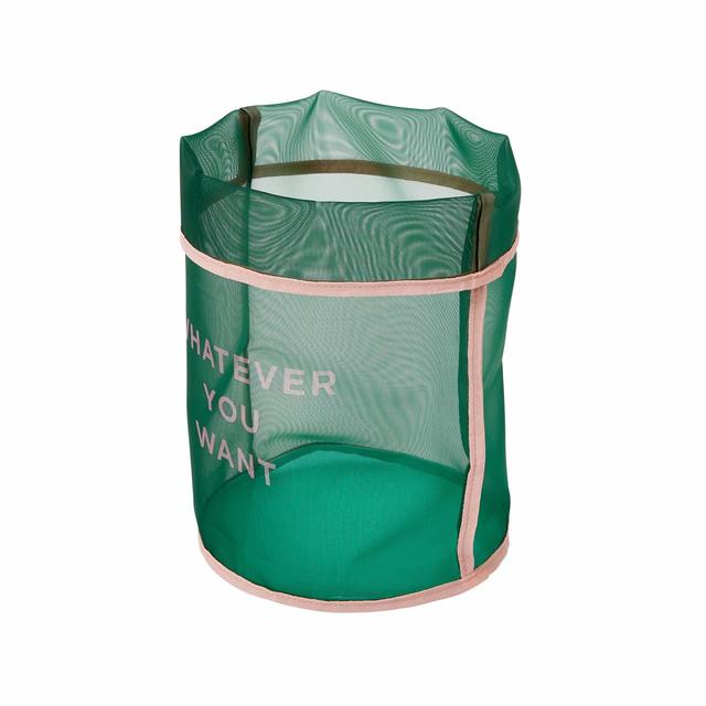 【Francfranc（フランフラン）】クラルテ メッシュバスケット グリーン Mサイズ