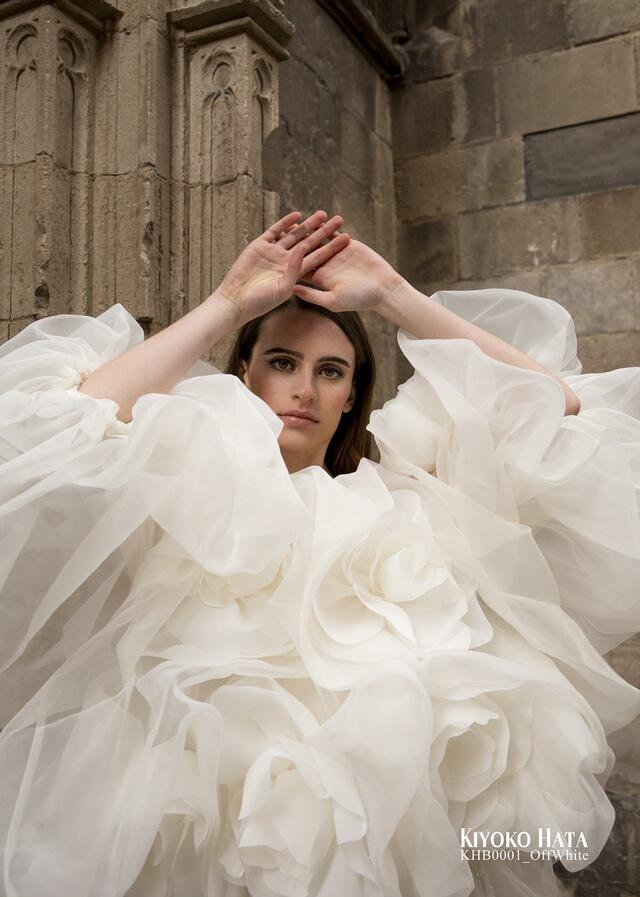 「KIYOKO HATA」新作ウェディングドレス KHB0001_OffWhite
