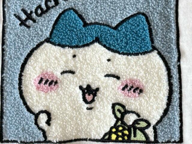 こちらのハチワレは「パラレルワールド編」からの一コマ。ちいかわのおうちに、わきどころで見つけた「味ついたコーン」をお裾分けしに来たハチワレです。かわいすぎる…!