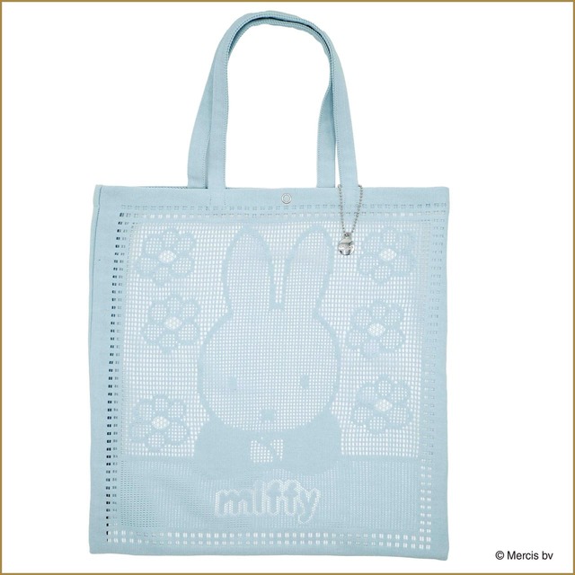 【横浜元町近沢レース店「ミッフィー 近沢レース店 レースバッグ」】カラーは3色。全面レースながら、耐荷重は10kgと丈夫！