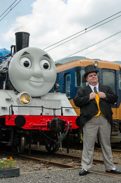 千頭駅でのセレモニーの様子(8)