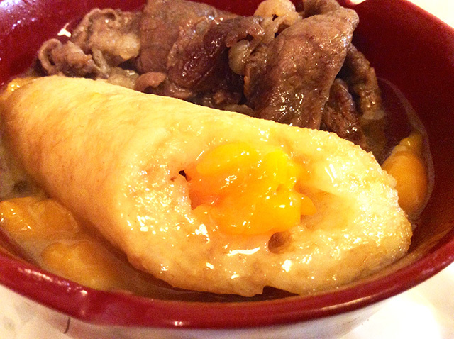 冷凍卵×すき焼き