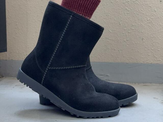 【ワークマン　ムートン風防寒レインブーツ】足が痛くなることもなく、疲れも感じませんでした◎