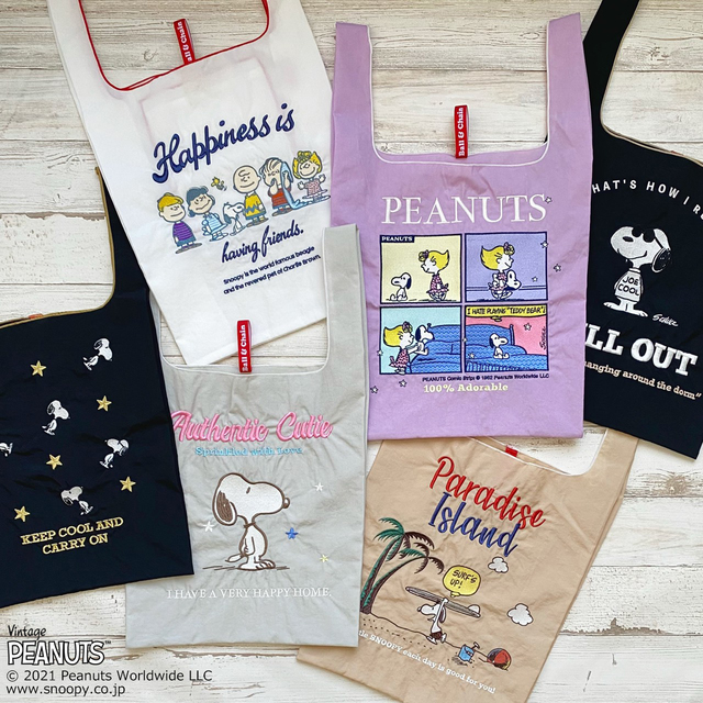 Ball＆Chain  スヌーピー PEANUTS ショッピングバッグ