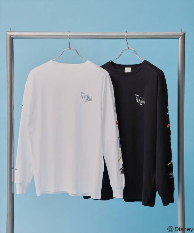 DISNEY FANTASIA/SLEEVE PRINT TOP　¥8,910