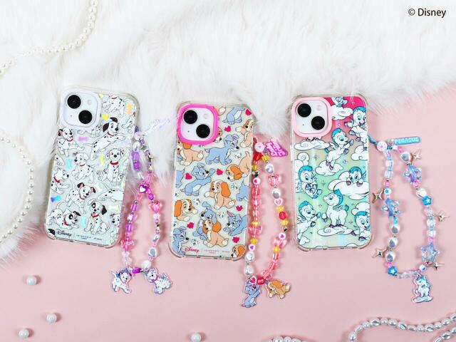 iPhone用ケース 3,960円、ビーズフォンストラップ 2,420円｜SKINNYDIP LONDONディズニーコレクション